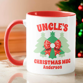 Personalisiert Onkels Weihnachten Tasse