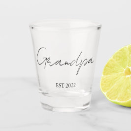 Personalisiert "Opa Est. [Jahr]" Shotglas Schnapsglas