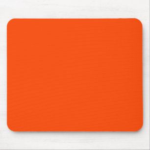 Personalisiert Orange Red Single Colored Mousepad