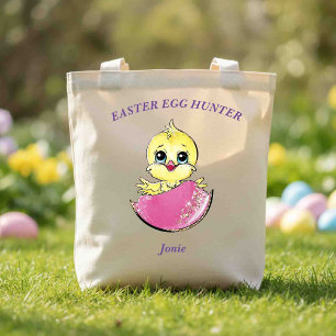 Personalisiert Osterküken Hühnerjagd Küken Tragetasche