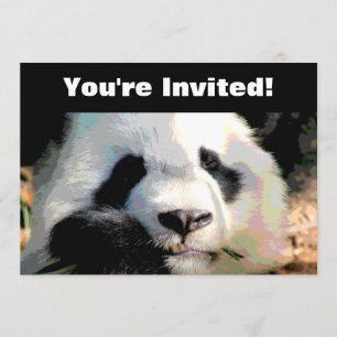 Personalisiert Panda Bear Birthday Party Einladung
