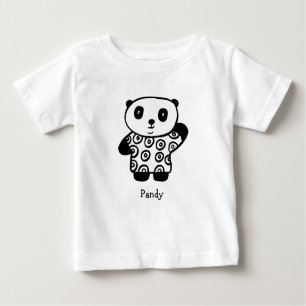 Personalisiert Pandy the Panda Baby T-shirt