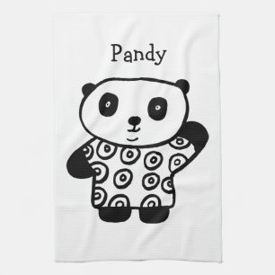 Personalisiert Pandy the Panda Handtuch