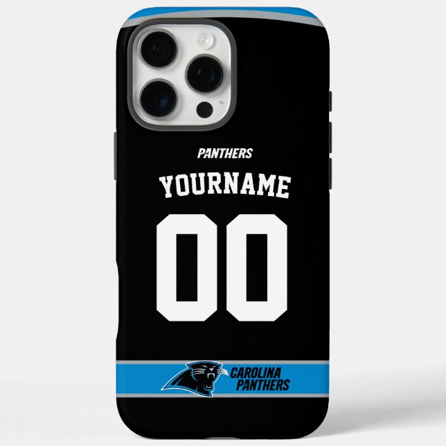 Personalisiert Panthers Jersey American Football Case-Mate iPhone Hülle (Rückseite)
