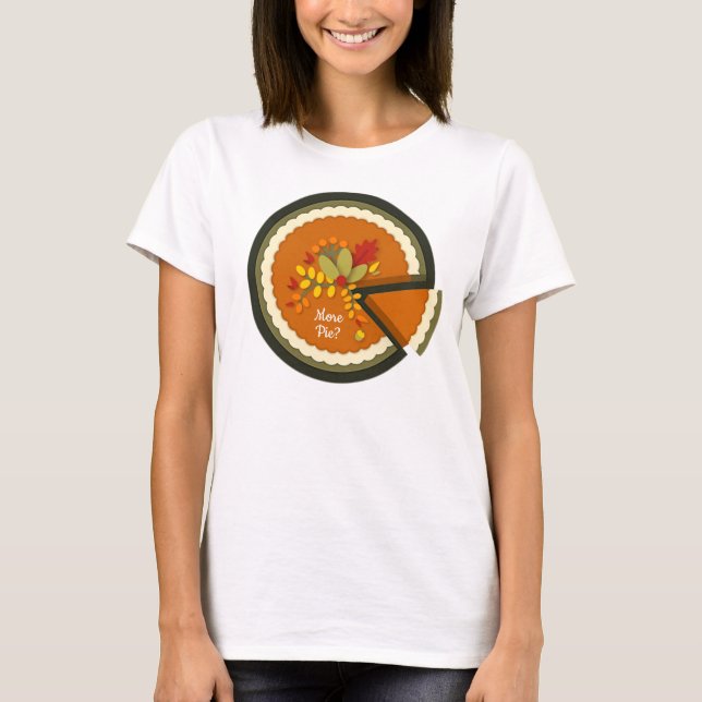 Personalisiert Papercut Pumpkin Pie T-Shirt (Vorderseite)