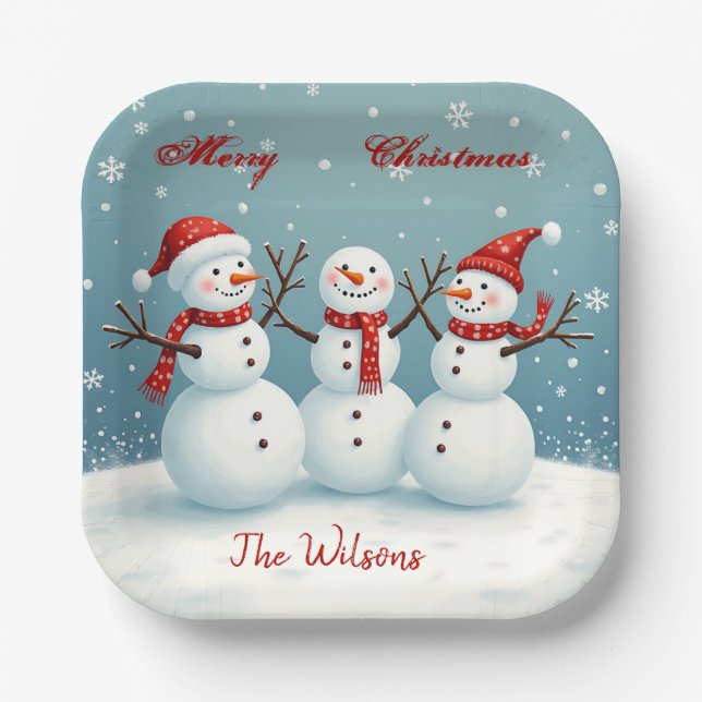 Personalisiert Pappteller (Vorderseite)