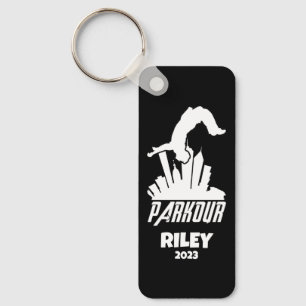 Personalisiert Parkour Schlüsselanhänger