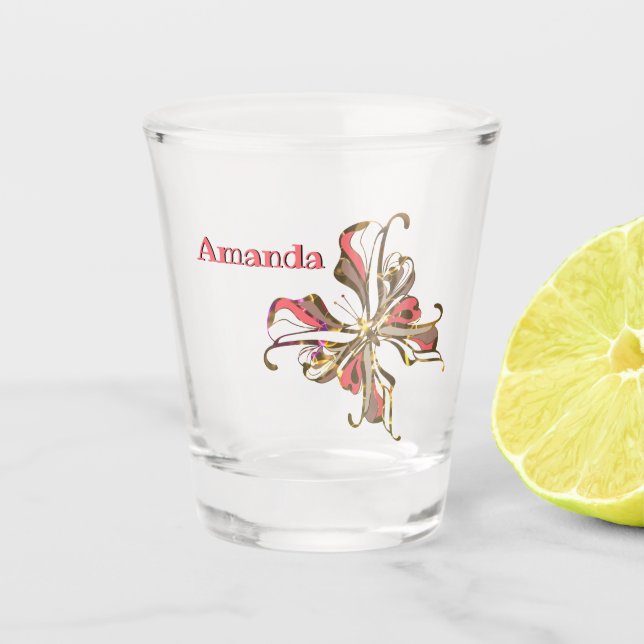 personalisiert, Party, Junggeselinnen-Abschied, Fr Schnapsglas (Vorderseite)