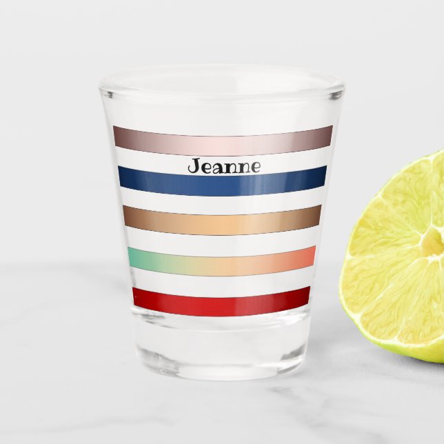 personalisiert, Party, Junggeselinnen-Abschied, Fr Schnapsglas (Vorderseite)