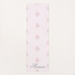 Personalisiert Pastel Yoga Mat - Individuelle Name Yogamatte