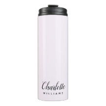 Personalisiert Pastell Pink Monogram Tumbler
