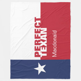 Personalisiert PERFEKT TEXAN Fleecedecke