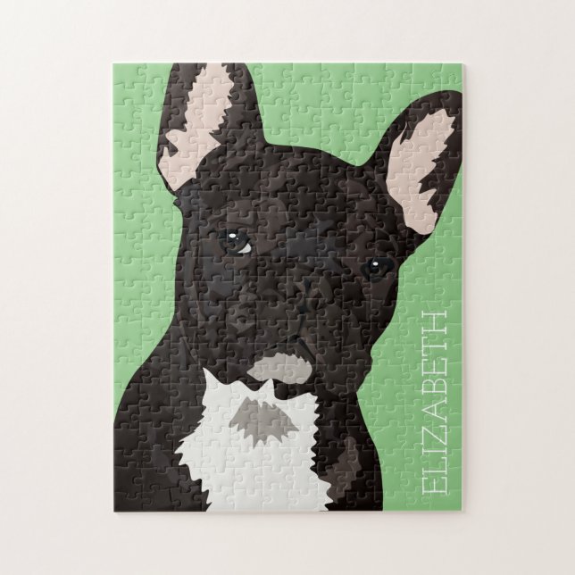 Personalisiert Pet French Bulldog Puzzle (Vertikal)
