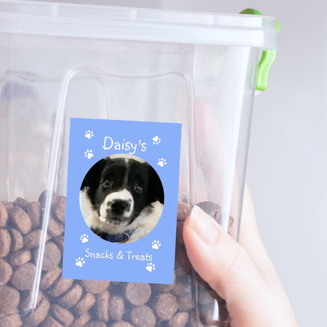 Personalisiert Pet Leckerei Jar Lebensmitteletikett (Von Creator hochgeladen)