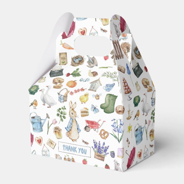 Personalisiert Peter der Rabbit Birthday Gevor Box Geschenkschachtel (Vorderseite)