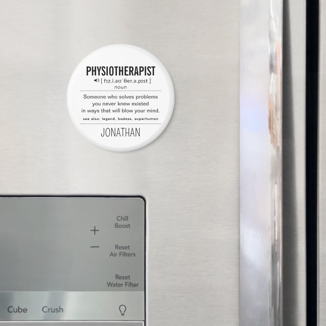 Personalisiert Physiotherapeut Funny Magnet (In Situ (Kühlschrank))