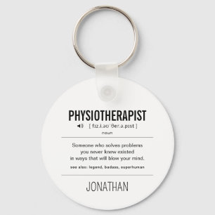 Personalisiert Physiotherapeut Funny Schlüsselanhänger