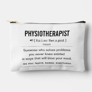 Personalisiert Physiotherapeut Funny Zubehörtasche