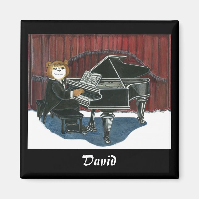 Personalisiert Piano Magnet (Vorne)