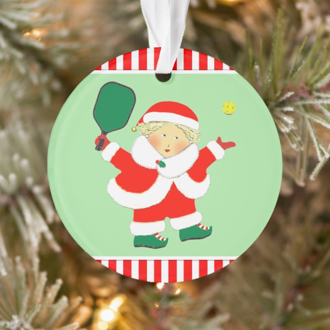 Personalisiert Pickleball Ornament (Baum)