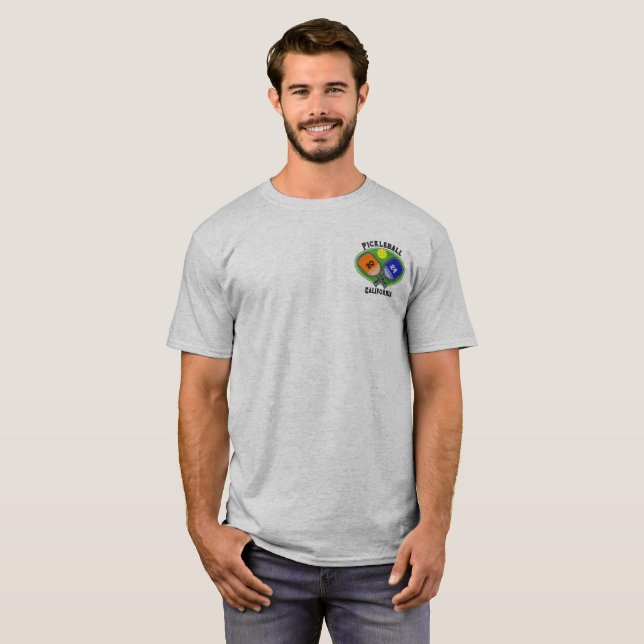 Personalisiert Pickleball T-Shirt (Vorne ganz)