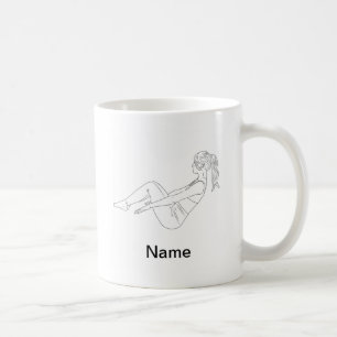 Personalisiert Pilates Keramik Tasse