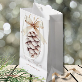 Personalisiert Pinecone Christmas Kleine Geschenktüte