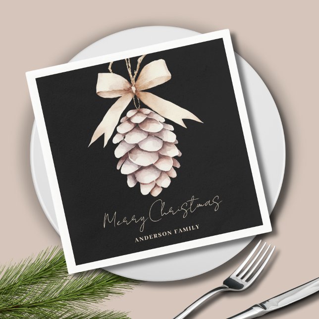 Personalisiert Pinecone Christmas Serviette (Von Creator hochgeladen)