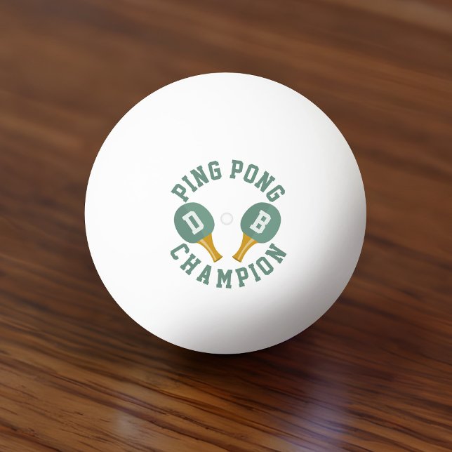 Personalisiert Ping Pong Champion Ping Pong Ball Tischtennisball (Von Creator hochgeladen)