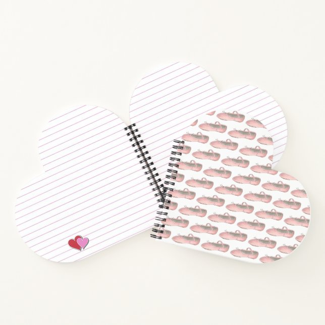Personalisiert Pink Ballet Showlehrer Notizbuch (Innenseite)