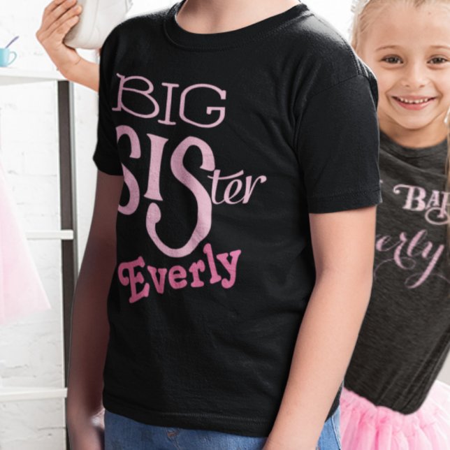 Personalisiert Pink BIG Sister T-Shirt (Von Creator hochgeladen)