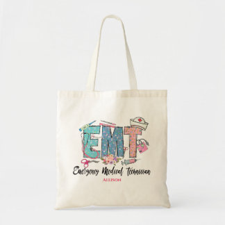 Personalisiert Pink Blue Women's EMT Tragetasche