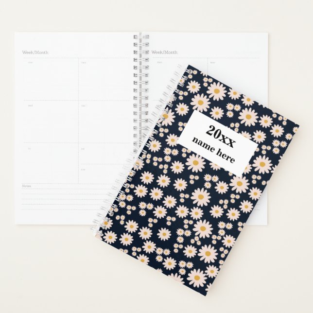 Personalisiert Pink Daisy Planner Planer (Anzeige)