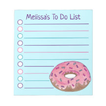 Personalisiert Pink Donut Doughnut Sprinkles Feins