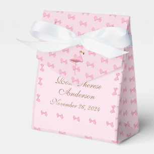 Personalisiert Pink Flamingo Themed Geschenkschachtel