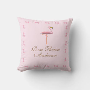 Personalisiert Pink Flamingo Themed Kissen