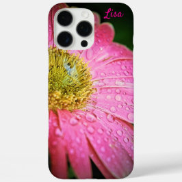 Personalisiert Pink Gerbera Daisy Sturdy iPhone Ca iPhone 16 Pro Max Hülle