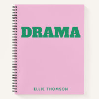 Personalisiert Pink Green Drama Theater Club