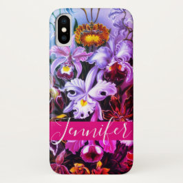 Personalisiert Pink Ombre Orchids Case-Mate iPhone 14 Hülle