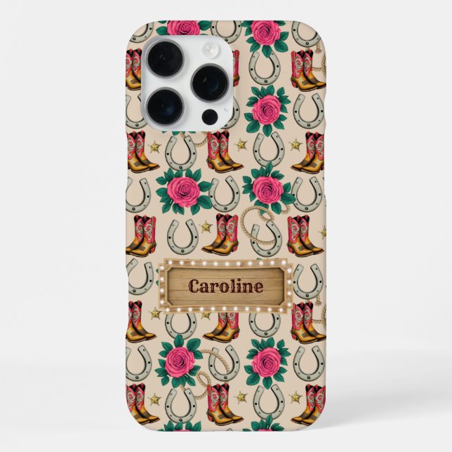 Personalisiert Pink Pony Club iPhone / Samsung Cas Hülle (Rückseite)