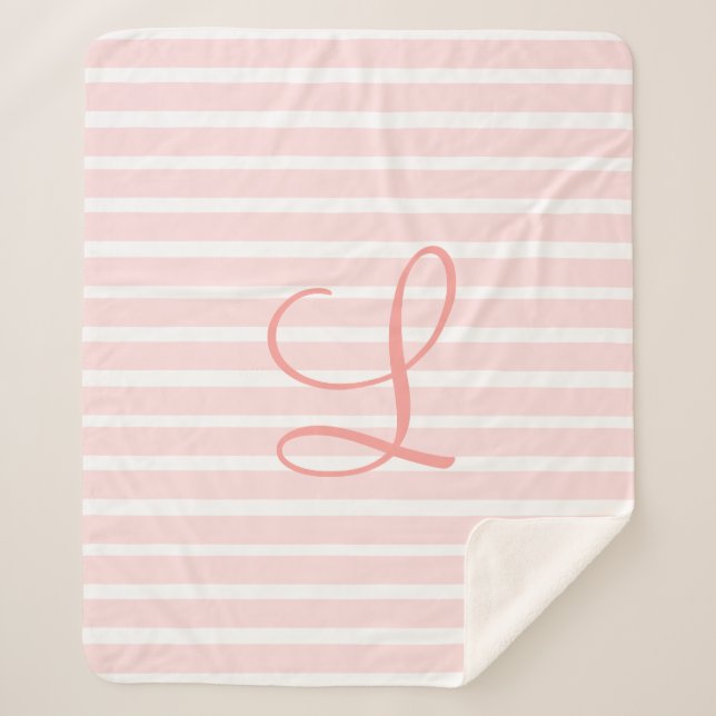 PERSONALISIERT PINK SHADES SHERPA BLANKET SHERPADECKE (Vorderseite)