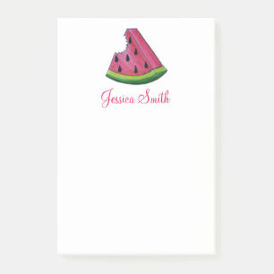Personalisiert Pink Watermelon Frucht Slice Post Post-it Klebezettel