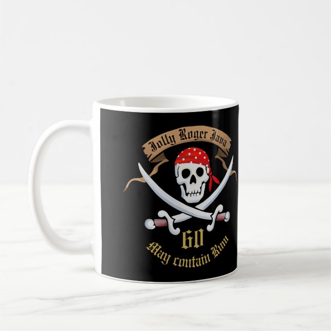 Personalisiert Pirate Kaffeetasse (Links)