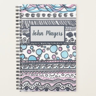 Personalisiert Planer Individuelle Name Blue Plann