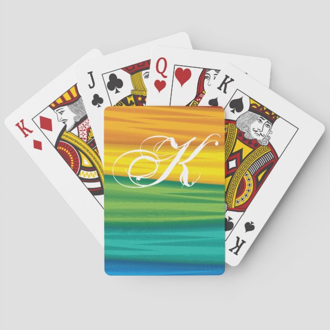 Personalisiert Playing Cards lgbtq Regenbogenflagg Spielkarten (Rückseite)