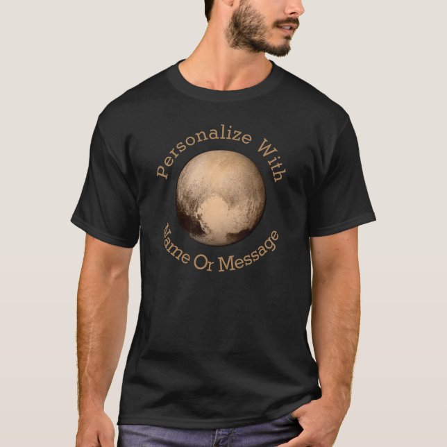 PERSONALISIERT Pluto T-Shirt (Vorderseite)