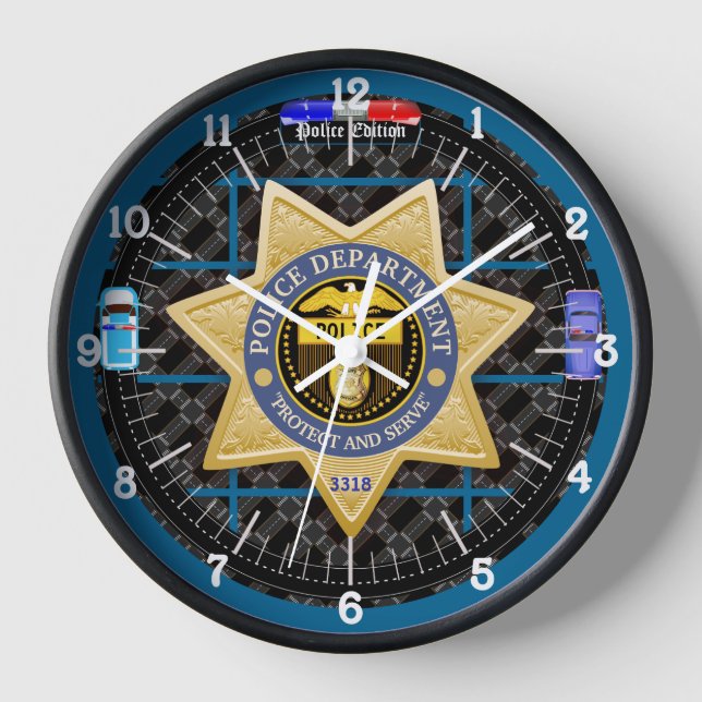 Personalisiert Police Edition City Side Uhr (Vorderseite)