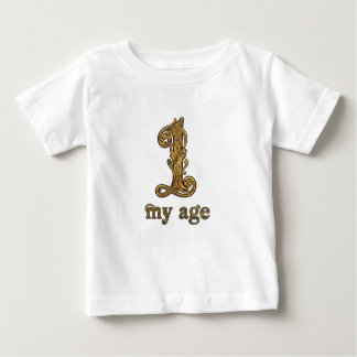 Personalisiert Pooh First Birthday Baby T - Shirt