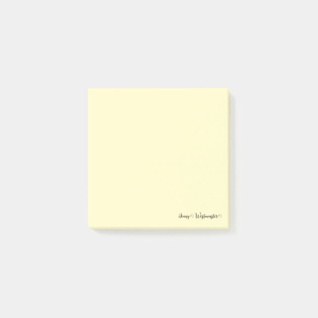 Personalisiert Post-it Klebezettel (Vorderseite)