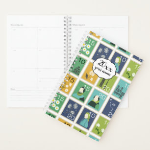 Personalisiert Postage Briefmarke Planer Notebook